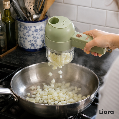 4-in-1 Handheld Electric Vegetable Chopper