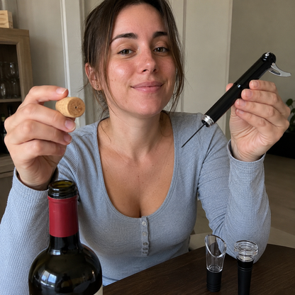 The Air Corkscrew Kit — Pen Opener, Vacuum Stopper & Aerator