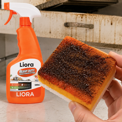Heavy Duty Kitchen Grease Remover — No-Scrub Degreaser Spray