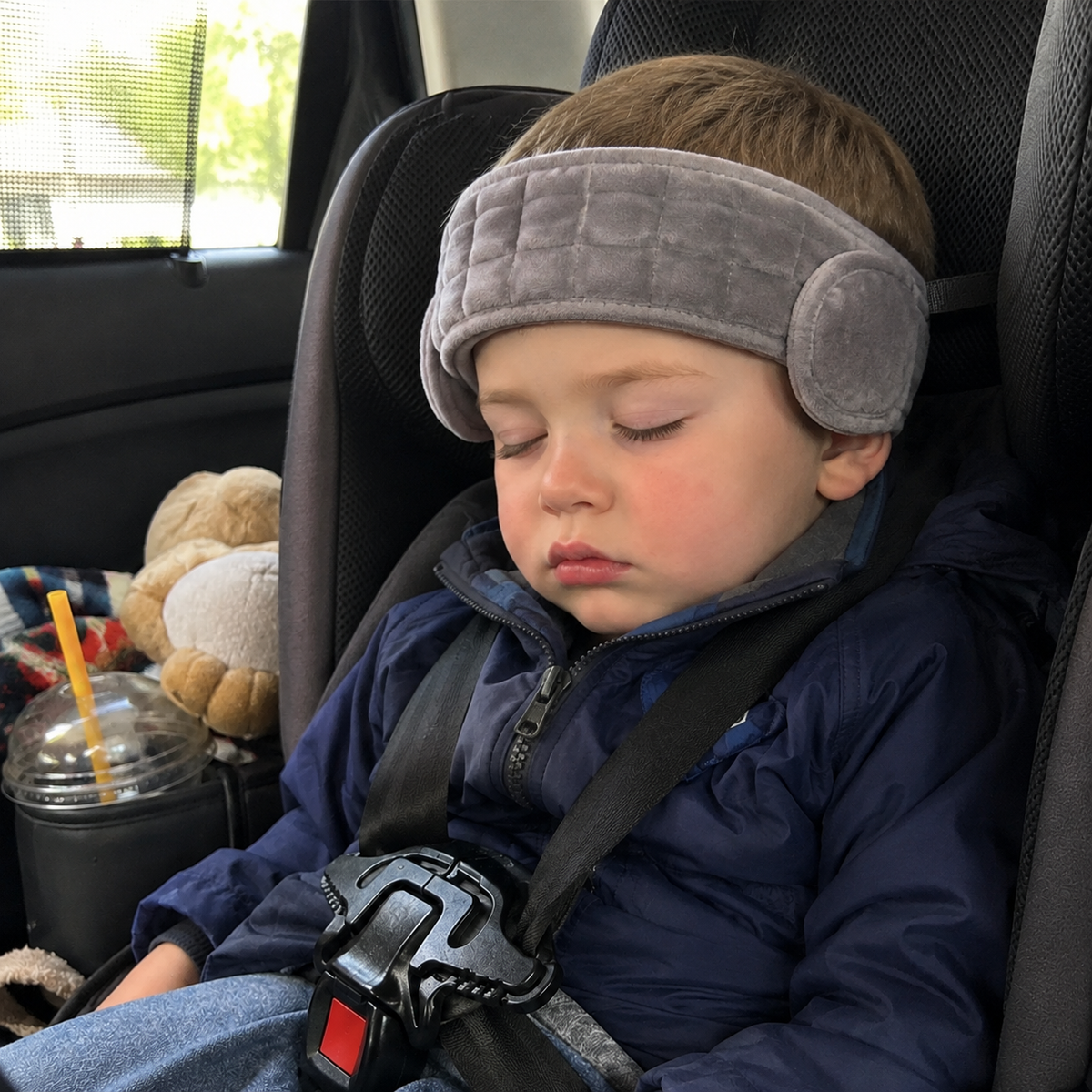 Car Seat Head Support Strap — Keep Their Nap (and Your Front Seat)