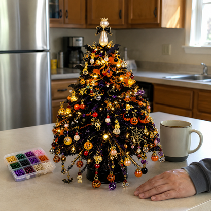 DIY Beaded Halloween Tree Kit — Build Your Own Glowing Tabletop Tree