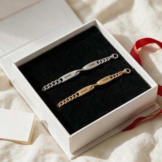 Liora® Personalized Couple Bracelet Set