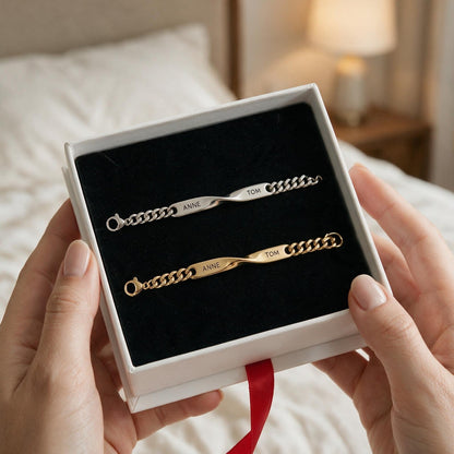 Liora® Personalized Couple Bracelet Set