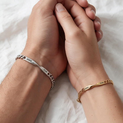 Liora® Personalized Couple Bracelet Set