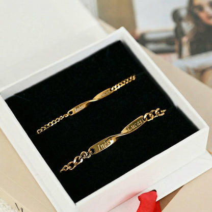 Liora® Personalized Couple Bracelet Set