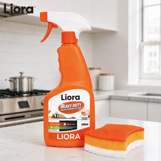 Heavy Duty Kitchen Grease Remover — No-Scrub Degreaser Spray