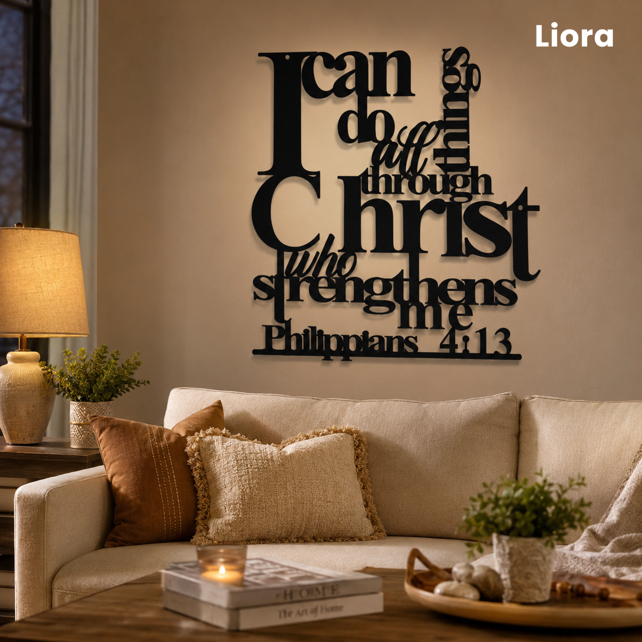 I Can Do All Things — Philippians 4:13 Metal Wall Art