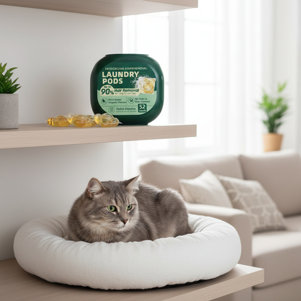 Pet Hair Dissolving Laundry Pods