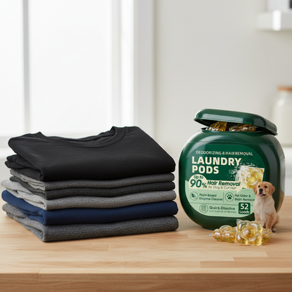 Pet Hair Dissolving Laundry Pods