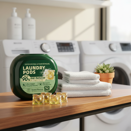 Pet Hair Dissolving Laundry Pods