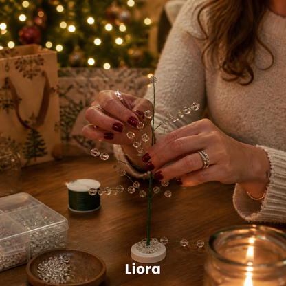 DIY Beaded Christmas Tree Kit — Make Your Own Sparkling Tabletop Tree
